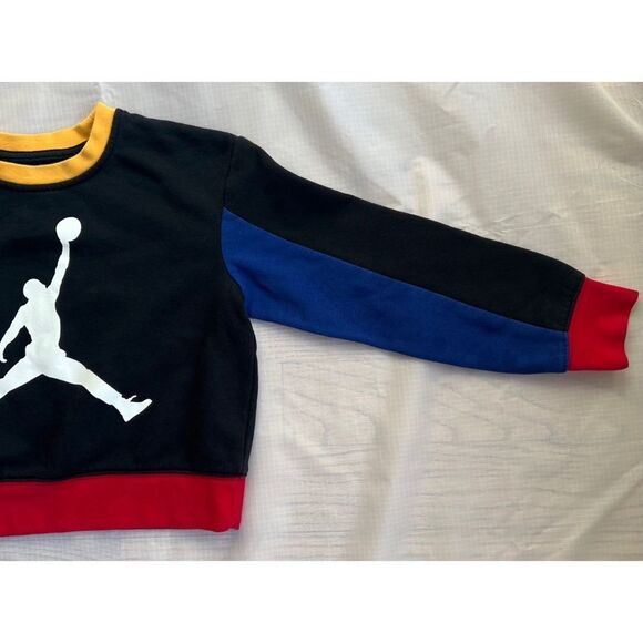 Nike Air Jordan Multicolor Youth Kids Legacy of Sport Crop Sweatshirt Jumpman - Picture 7 of 11